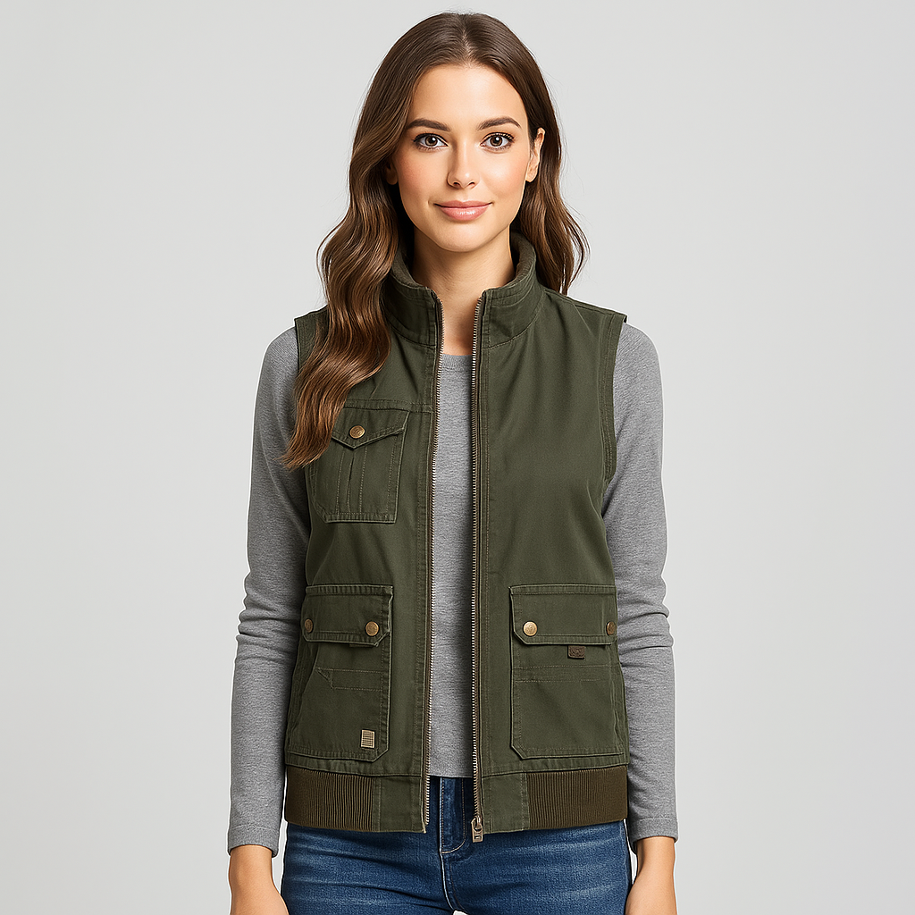 Veste Multifonction Vintage - Confort Élégant - Utilisation Flexible