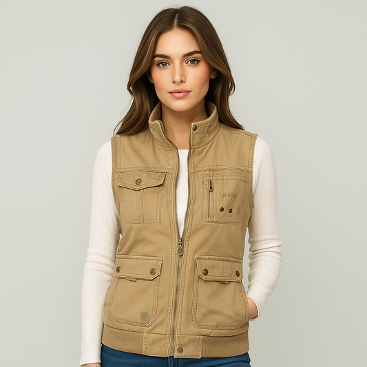 Veste Multifonction Vintage - Confort Élégant - Utilisation Flexible