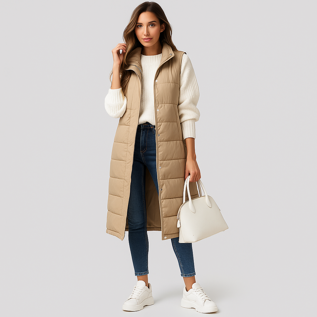 Gilet Matelassé Lang - Femme - Confort Élégant