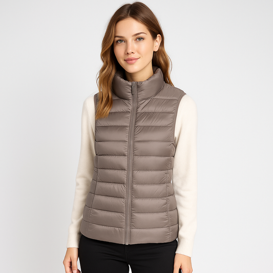 Gilet Microlight pour Femmes - Léger - Confort - Élégant