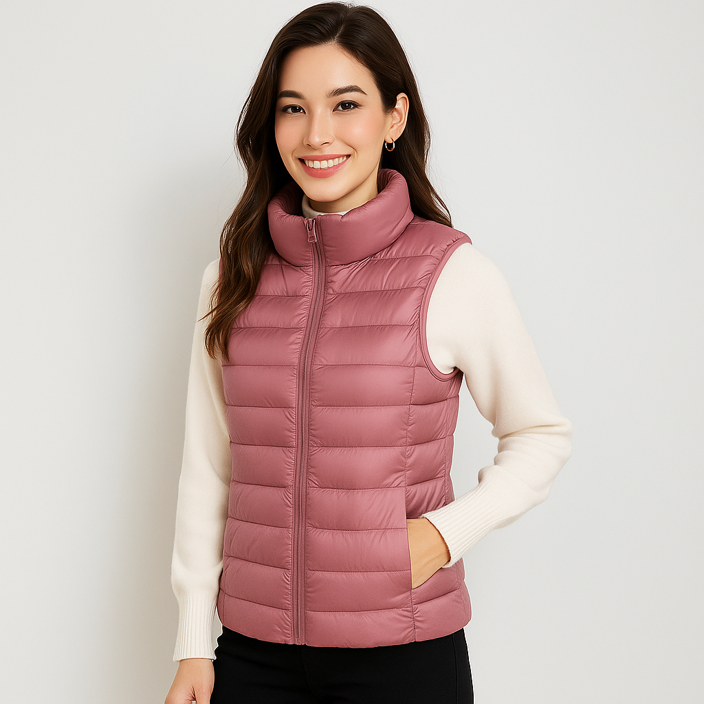 Gilet Microlight pour Femmes - Léger - Confort - Élégant