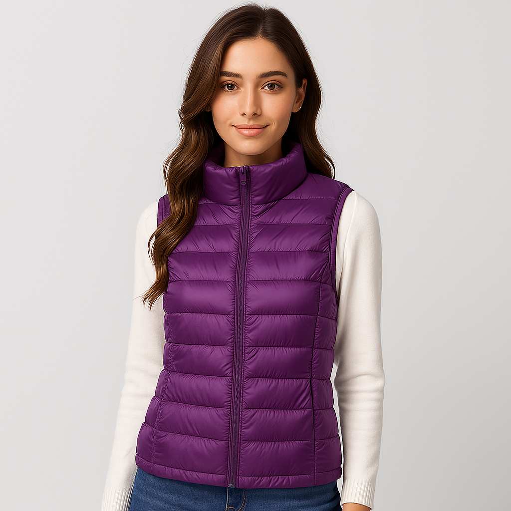 Gilet Microlight pour Femmes - Léger - Confort - Élégant