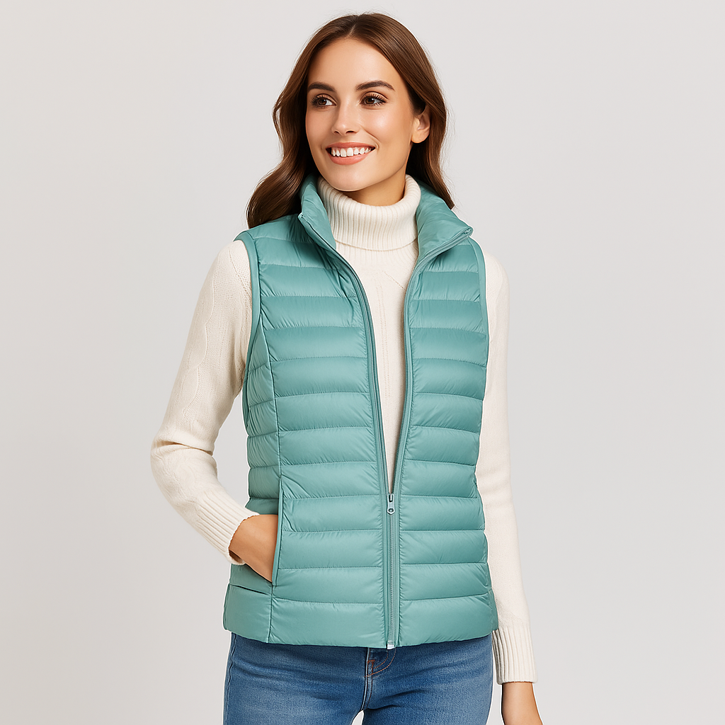 Gilet Microlight pour Femmes - Léger - Confort - Élégant