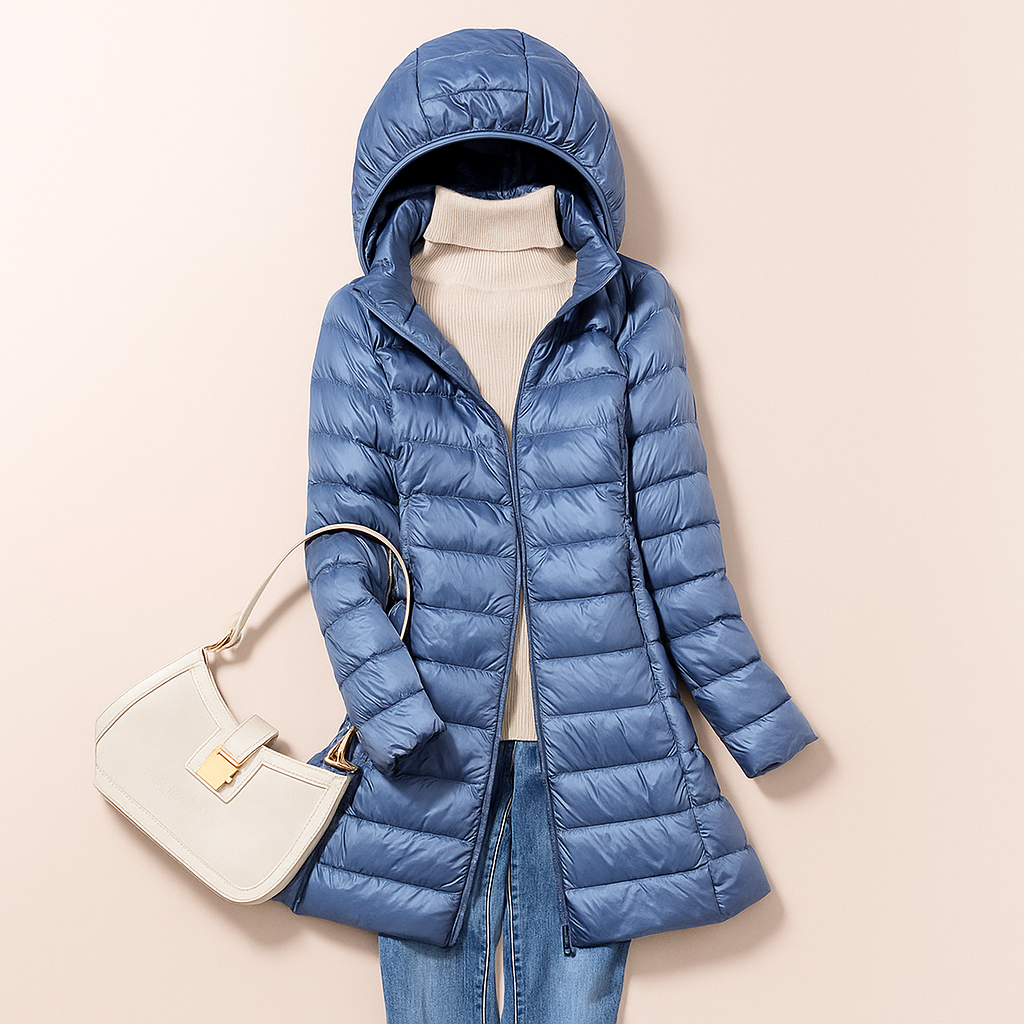 Veste d'hiver ultralégère pour femmes - chaude - décontractée - confortable