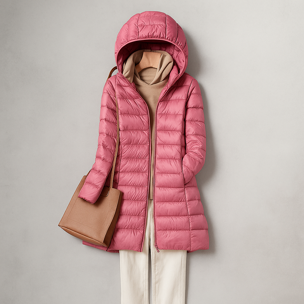 Veste d'hiver ultralégère pour femmes - chaude - décontractée - confortable