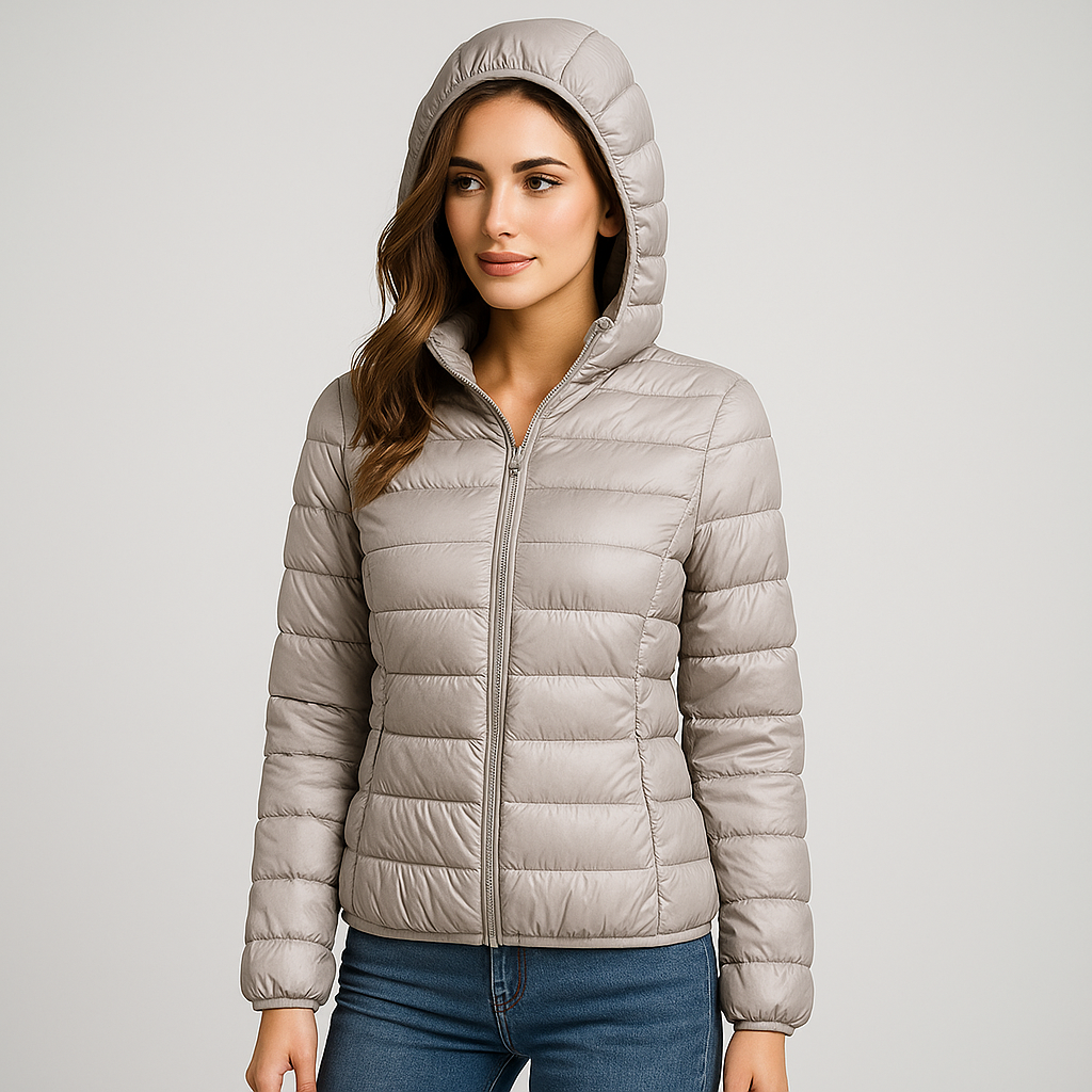Veste Imperméable - Isolation Avec Plumes De Canard Blanches