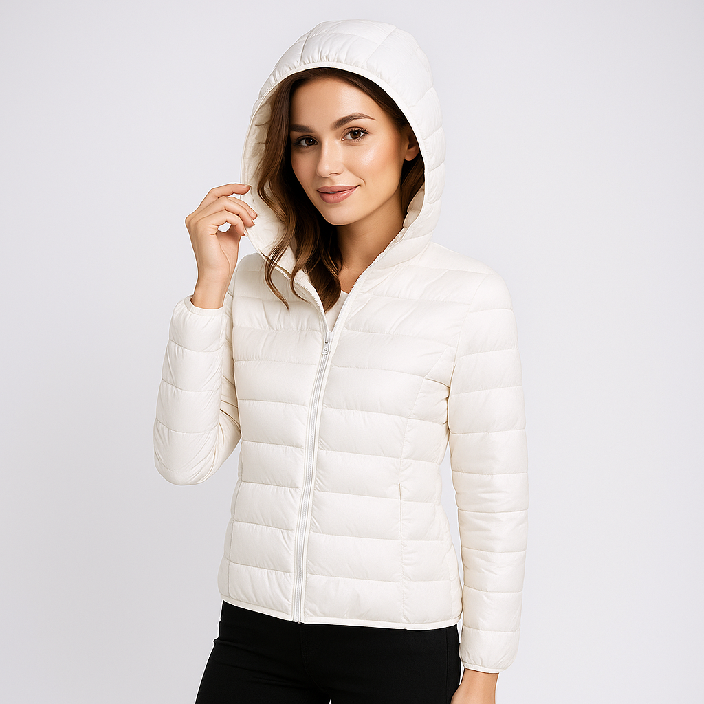 Veste Imperméable - Isolation Avec Plumes De Canard Blanches