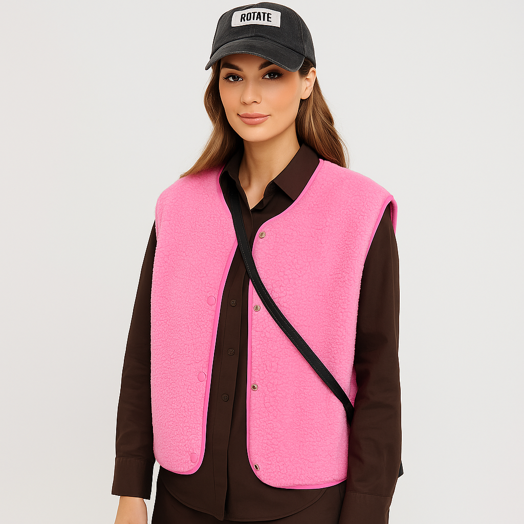 Gilet sans manches en V - Chaud & Élégant Modèle Automne-Hiver