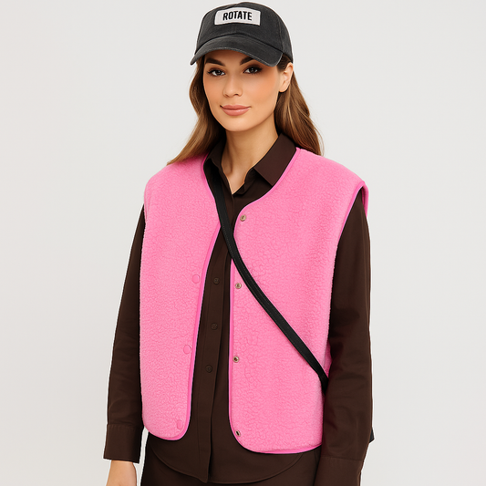 Gilet sans manches en V - Chaud & Élégant Modèle Automne-Hiver