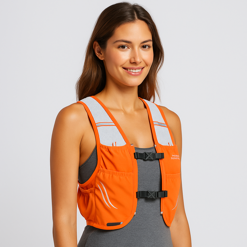 Gilet de course - 2 bouteilles souples de 450 ml - Idéal pour le trail