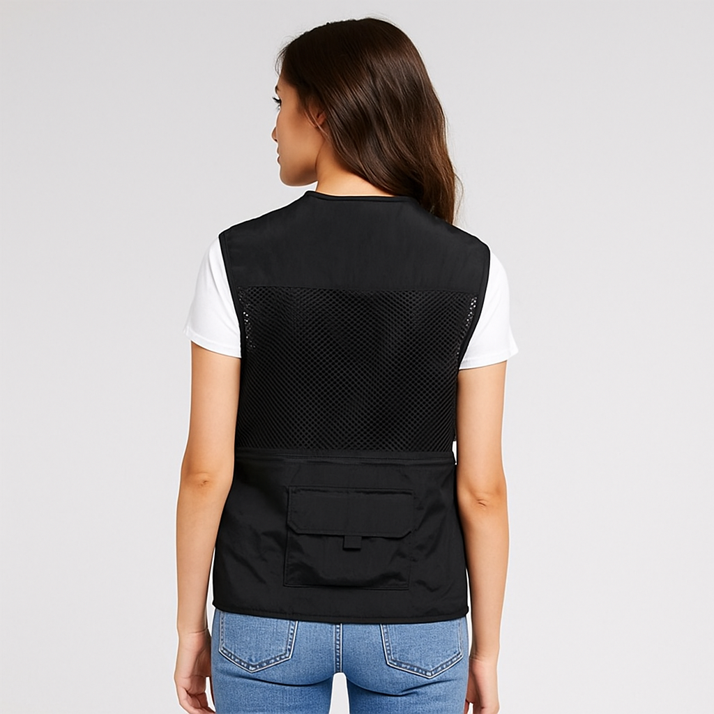 Gilet de Cargo Extérieur - Plusieurs Poches - Robuste & Pratique