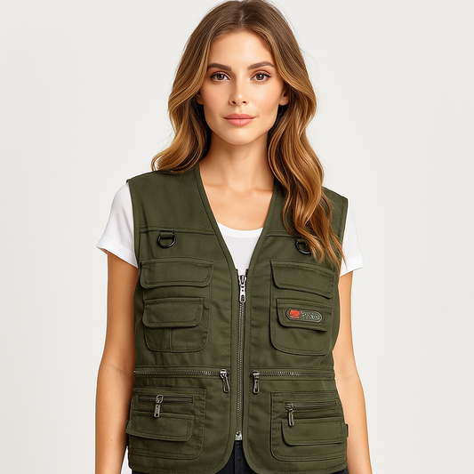 Gilet de Cargo Extérieur - Plusieurs Poches - Robuste & Pratique