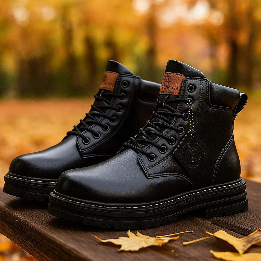 Paul - Bottes à lacets en cuir homme