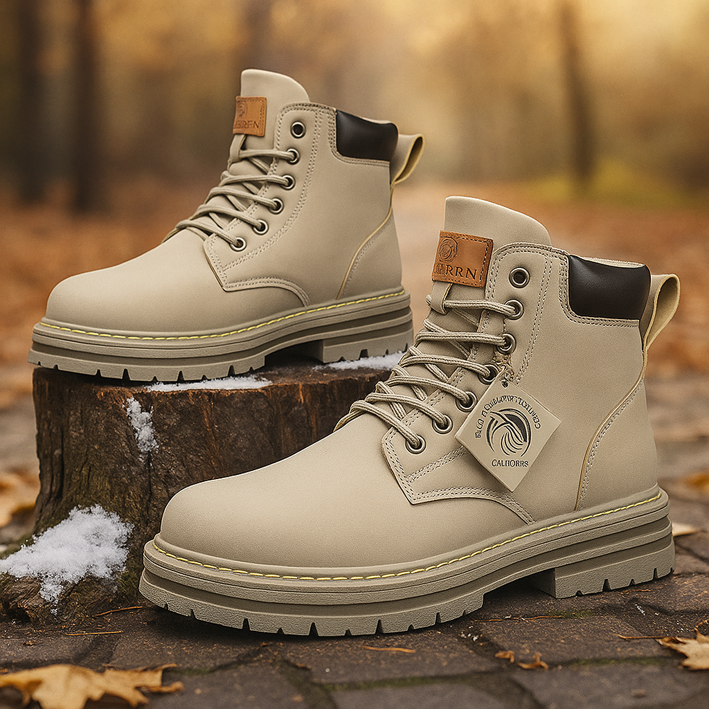 Paul - Bottes à lacets en cuir homme