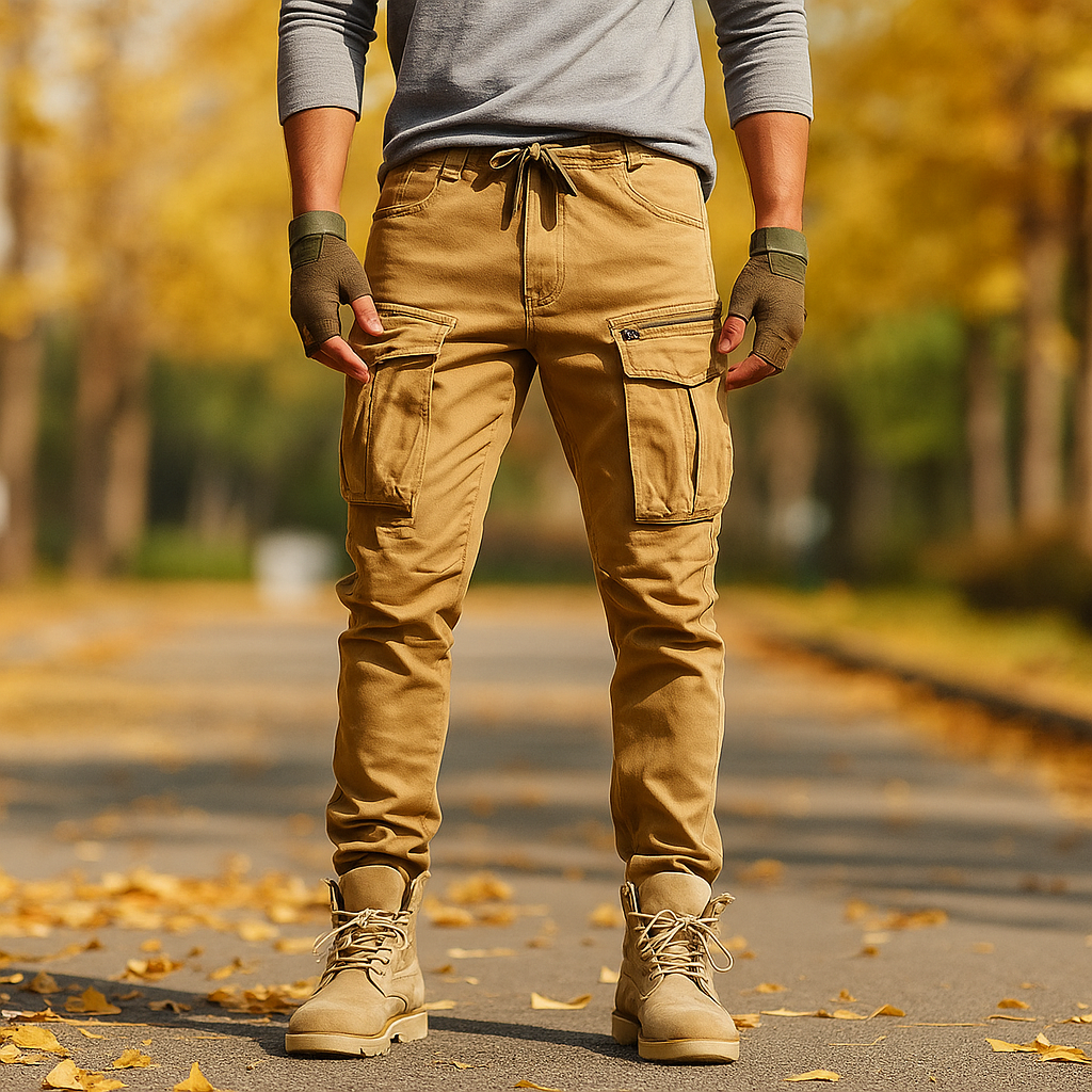Pantalons Cargo Homme - Taille Élastique - Confort & Fonction