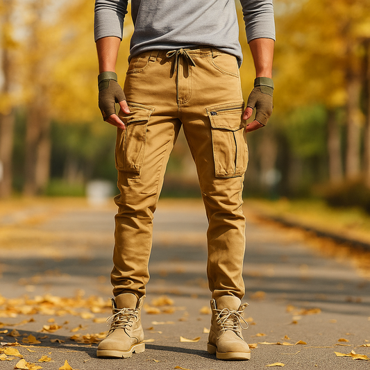 Pantalons Cargo Homme - Taille Élastique - Confort & Fonction
