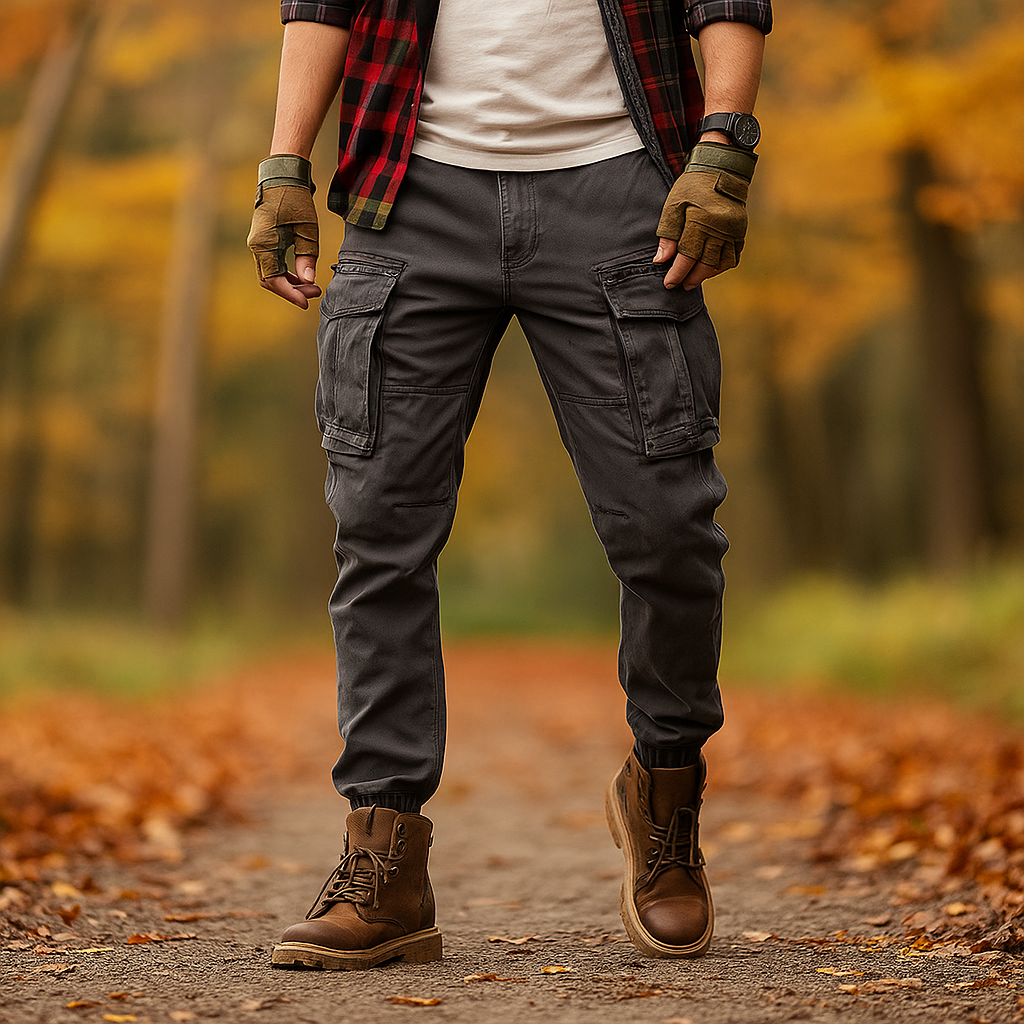 Pantalons Cargo Homme - Taille Élastique - Confort & Fonction
