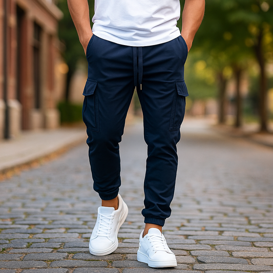 Pantalons Cargo Stretch Fit Frank Herre - Confort - Flexibilité - Style