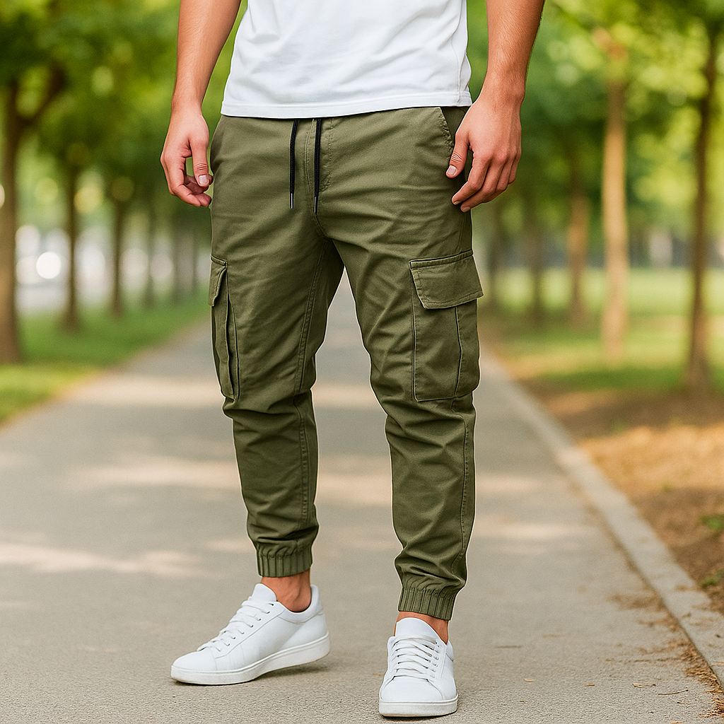 Pantalons Cargo Stretch Fit Frank Herre - Confort - Flexibilité - Style