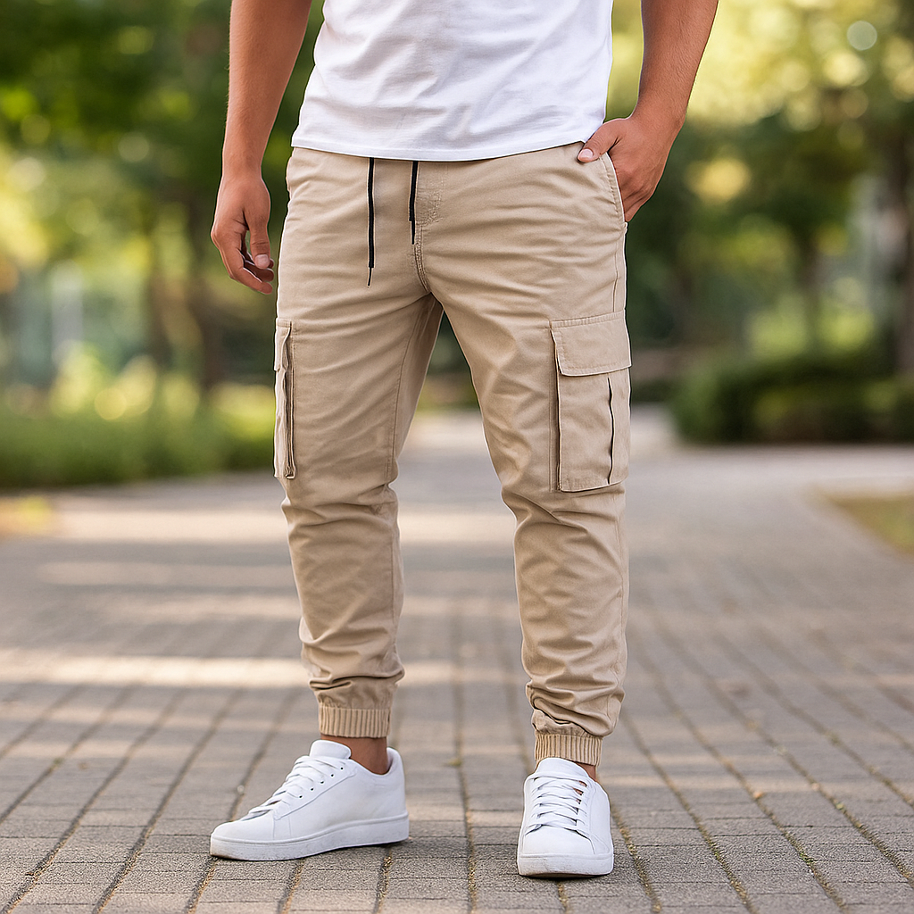 Pantalons Cargo Stretch Fit Frank Herre - Confort - Flexibilité - Style