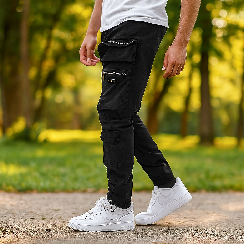 Pantalons Cargo pour Homme - Coupe Classique - Multi-Poches - Confortable pour un Usage Quotidien