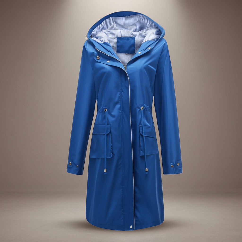 Manteau Trench Imperméable - Au-dessus des Genoux - Protection Élégante