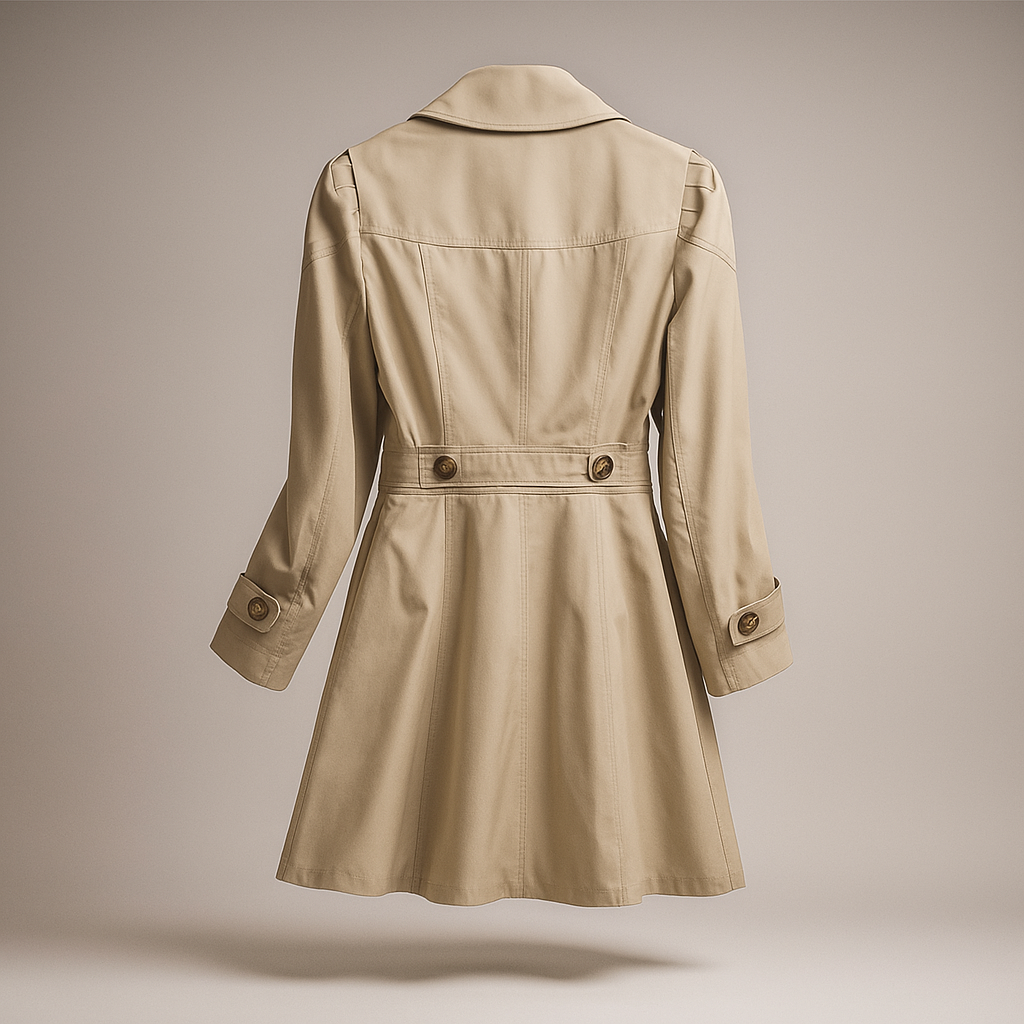 Manteau Trench Élégant à Un Bouton pour Femmes - Confort Stylé - Élégance Intemporelle