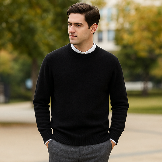 Pull - Komfortabel Jakob Tricot - Chaud & Élégant