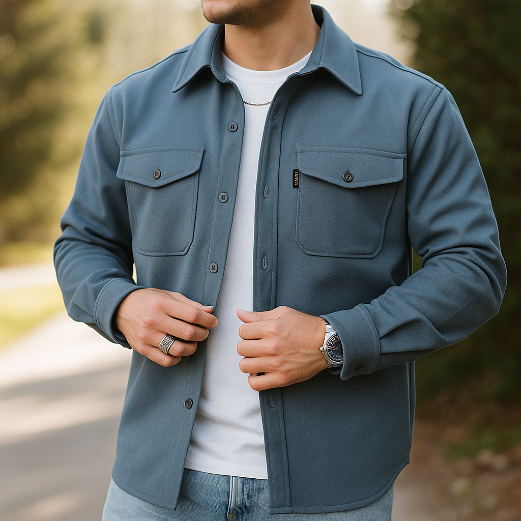 Chemise élégante pour l'automne - Confortable - Élégance intemporelle