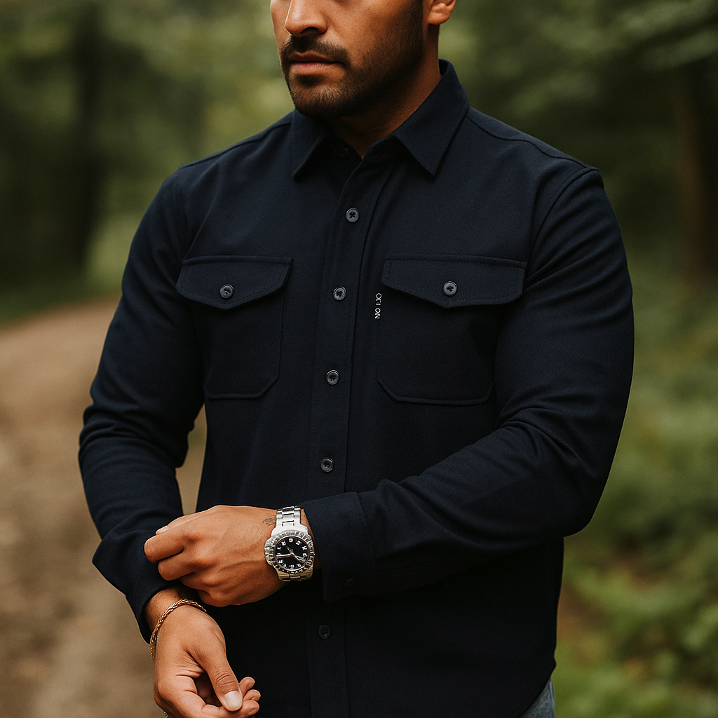 Chemise élégante pour l'automne - Confortable - Élégance intemporelle