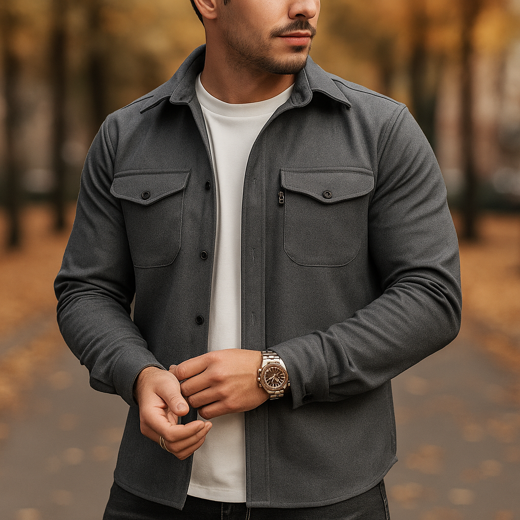 Chemise élégante pour l'automne - Confortable - Élégance intemporelle