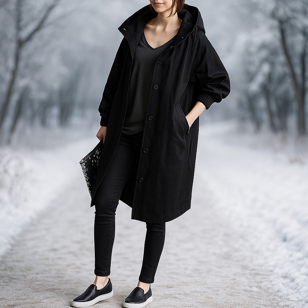 Angelica - Trench Mode en Long Style - Élégant & Intemporel