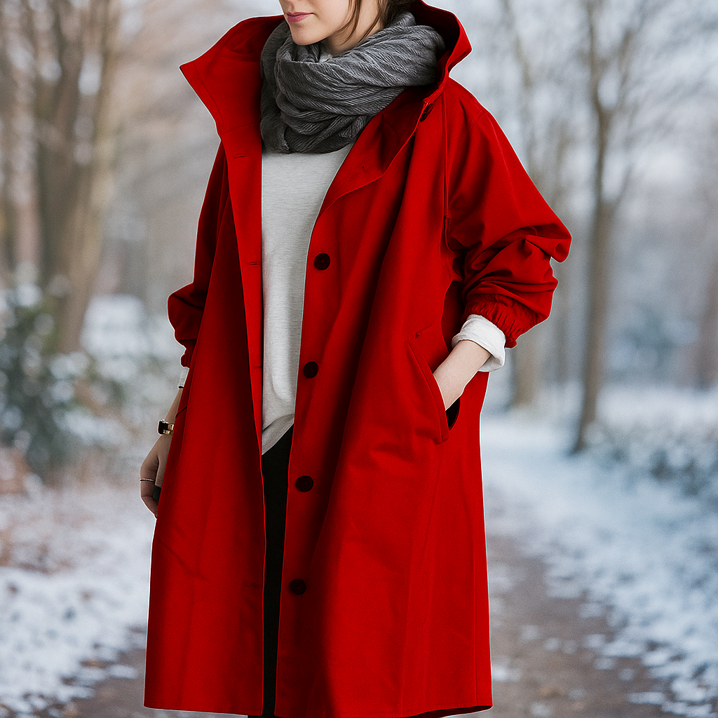 Angelica - Trench Mode en Long Style - Élégant & Intemporel