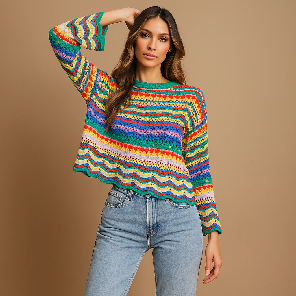 Pull décontracté tendance pour femmes - Confortable - Élégant - Respirant