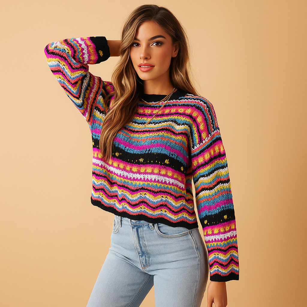 Pull décontracté tendance pour femmes - Confortable - Élégant - Respirant