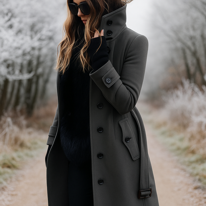 Trench-coat élégant et chaud pour femmes - Confort et élégance
