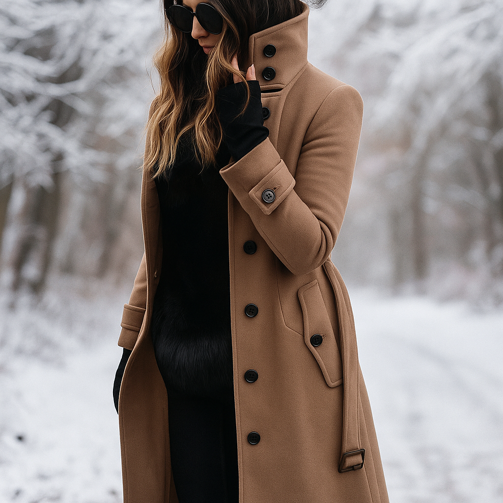 Trench-coat élégant et chaud pour femmes - Confort et élégance