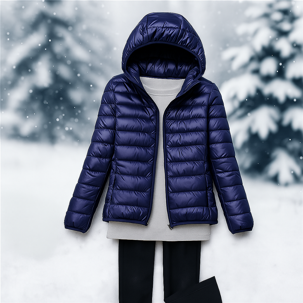 Stilla - Doudoune ultralégère et pliable avec capuche - Confort & Style