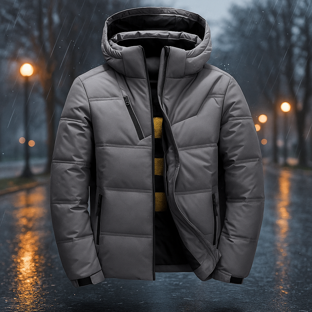 Stilla - Veste d'hiver extra chaude avec capuche amovible