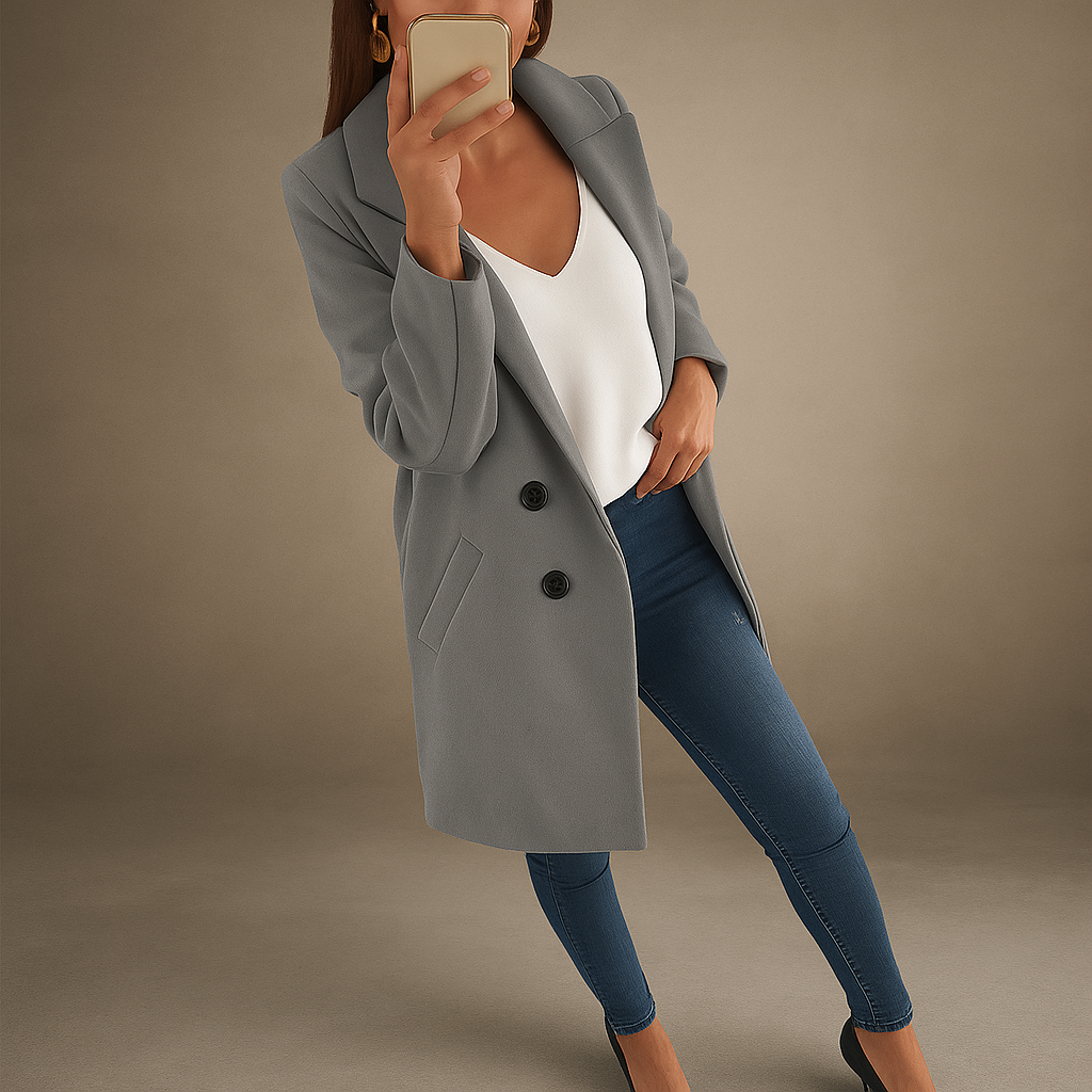 Louise - Manteau classique - Élégance intemporelle - Confort et qualité