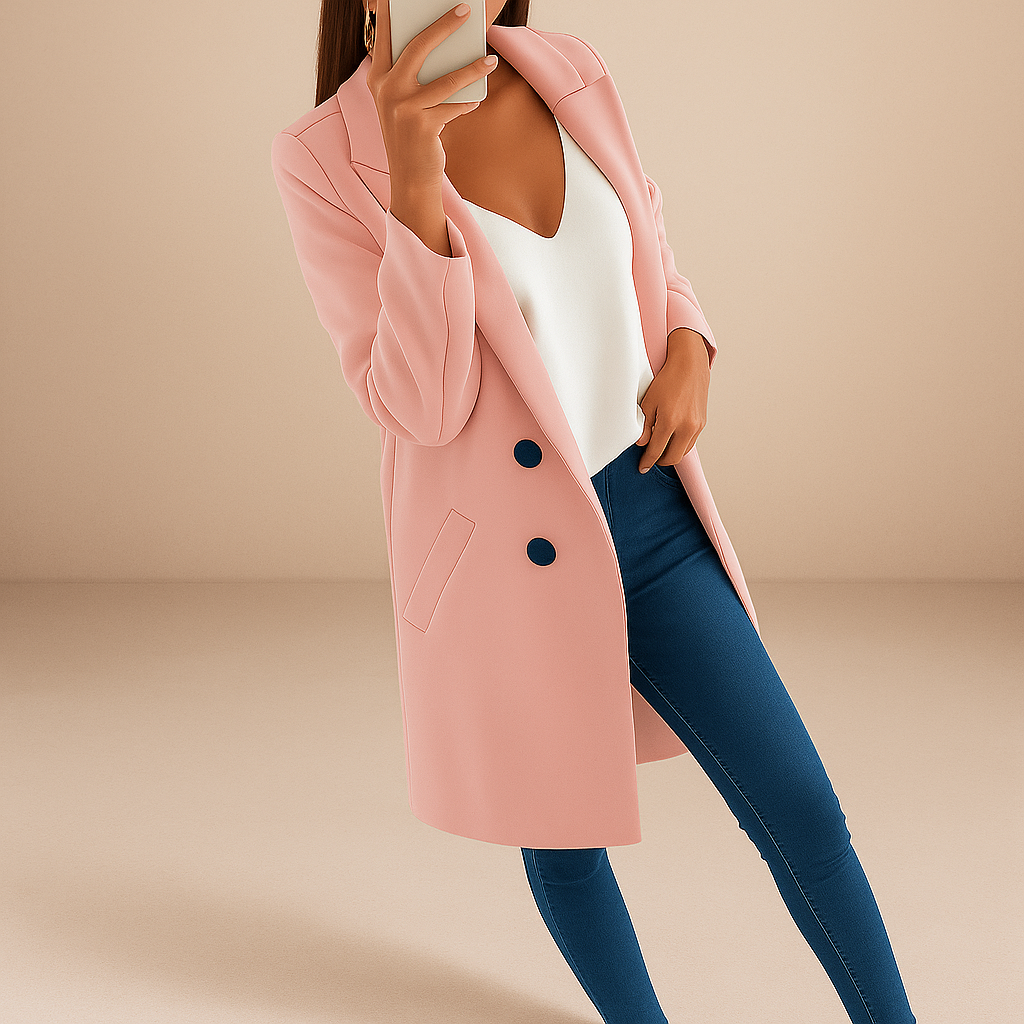 Louise - Manteau classique - Élégance intemporelle - Confort et qualité