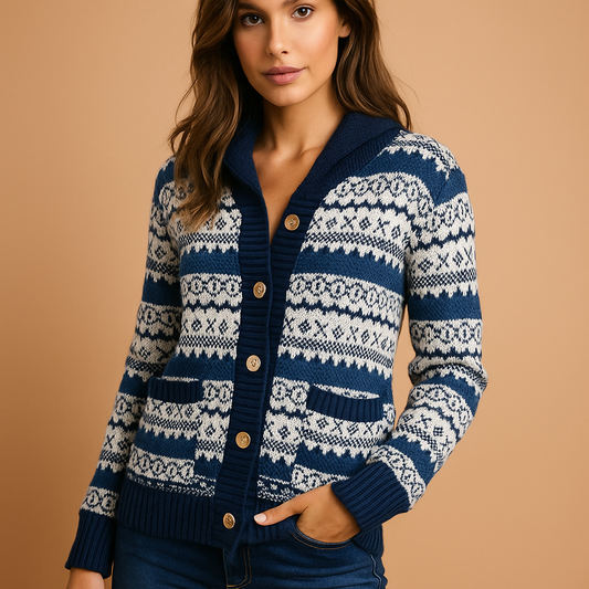Cardigan Tricoté - Confort Doux - Deux Poches Pratiques
