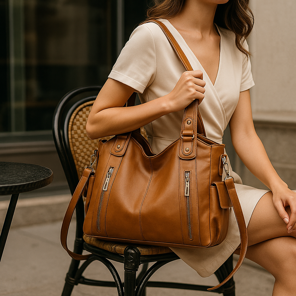 Sac fourre-tout cuir Novira élégant et pratique