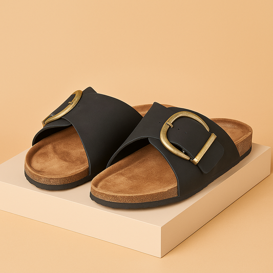Britta - Sandales Orthopédiques Femme avec Boucle Chic
