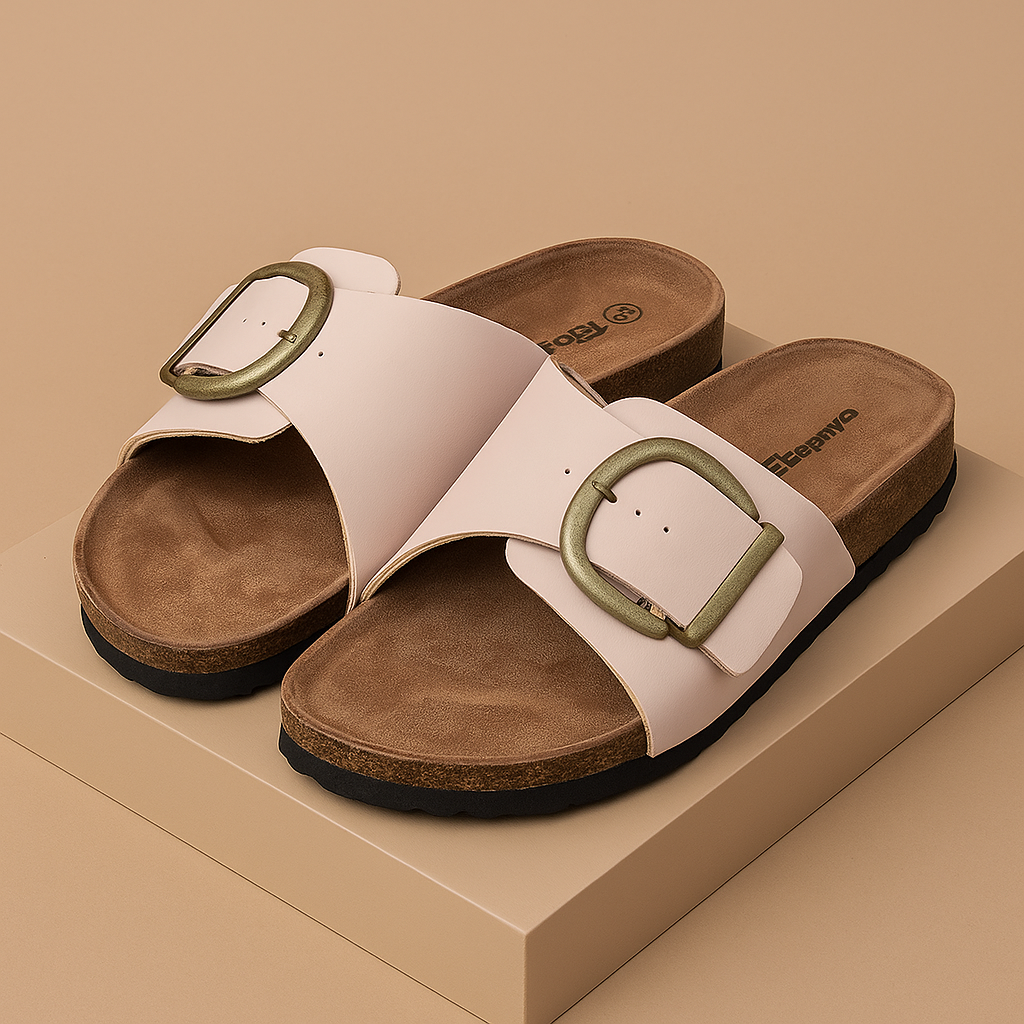 Britta - Sandales Orthopédiques Femme avec Boucle Chic