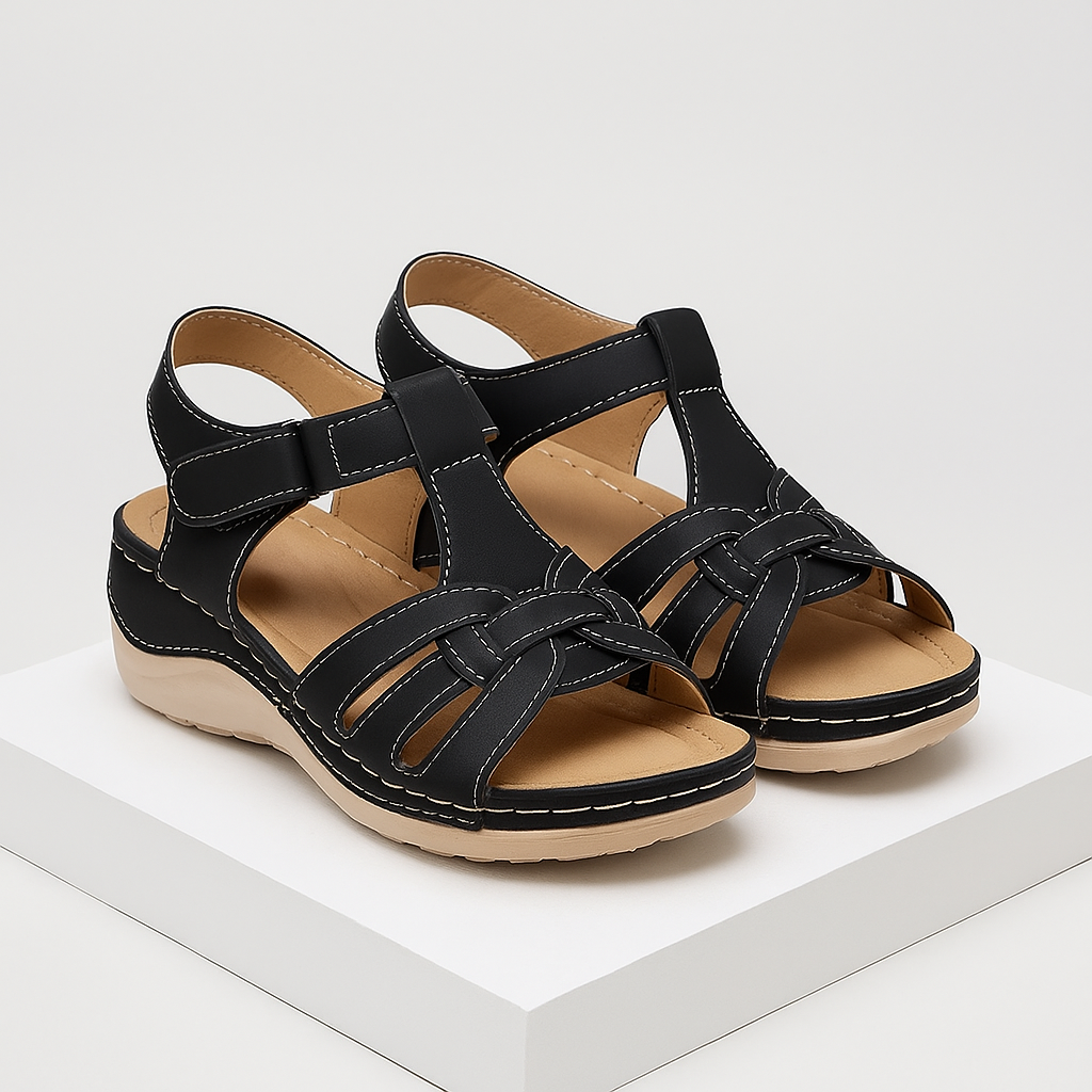 Ursula - Sandales Orthopédiques Femme en Cuir