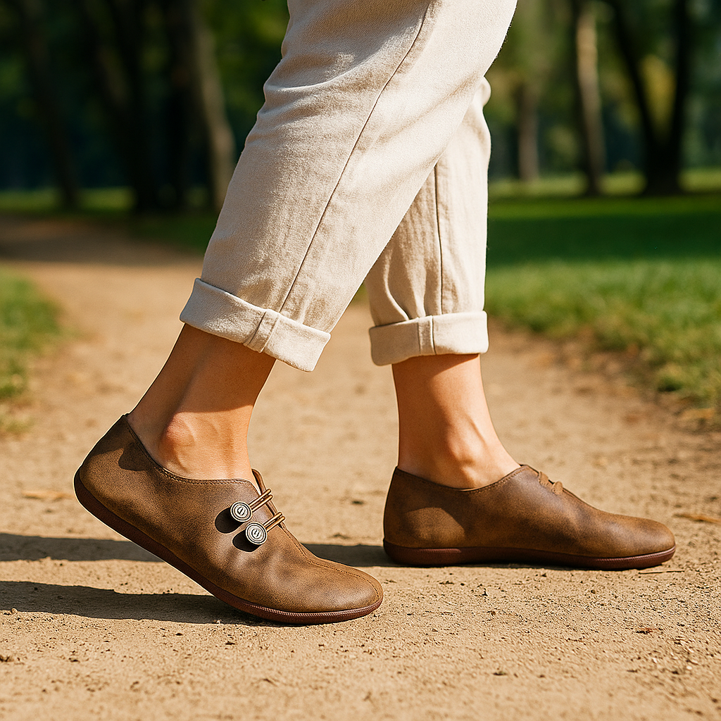 Chaussures barefoot cuir confort élégantes