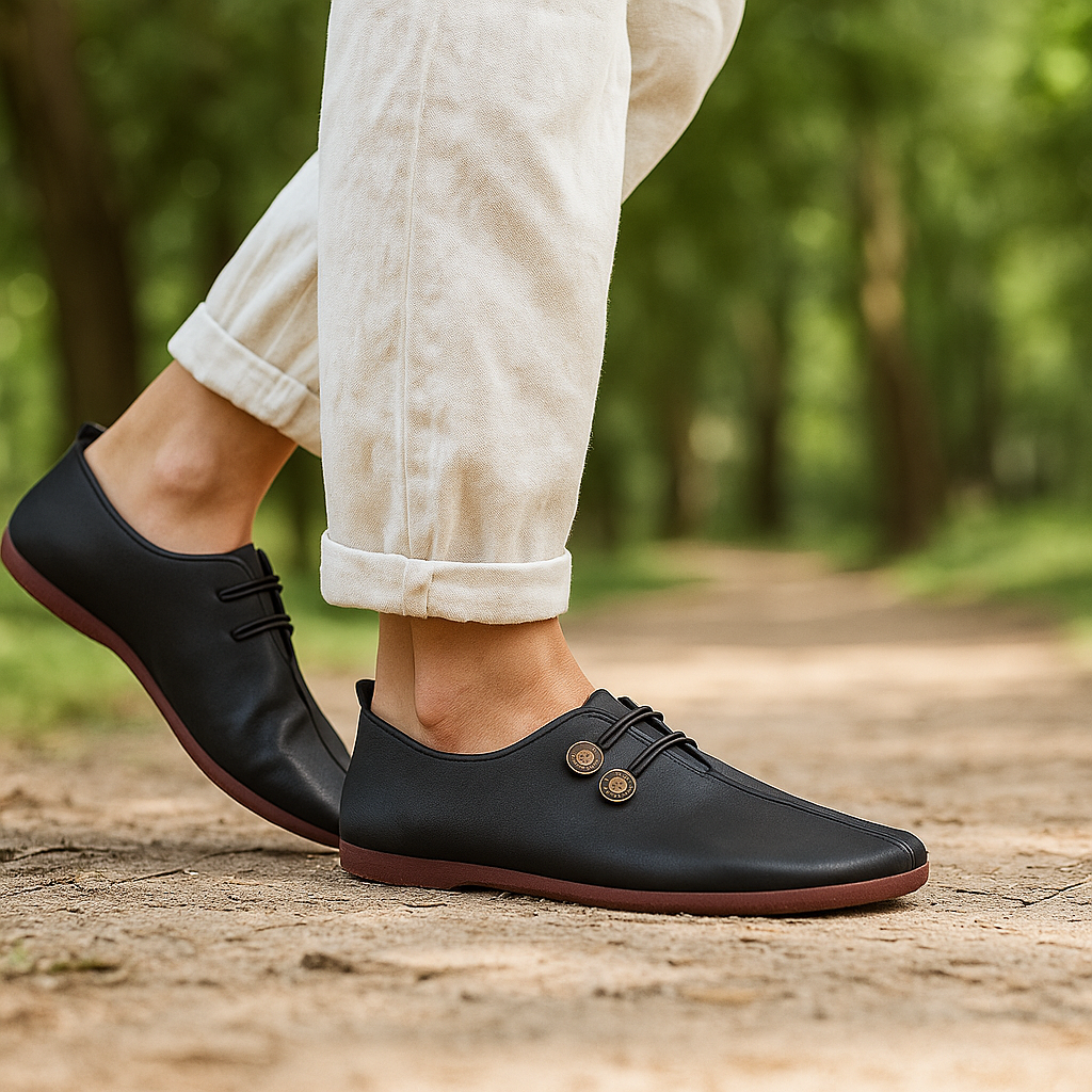 Chaussures barefoot cuir confort élégantes