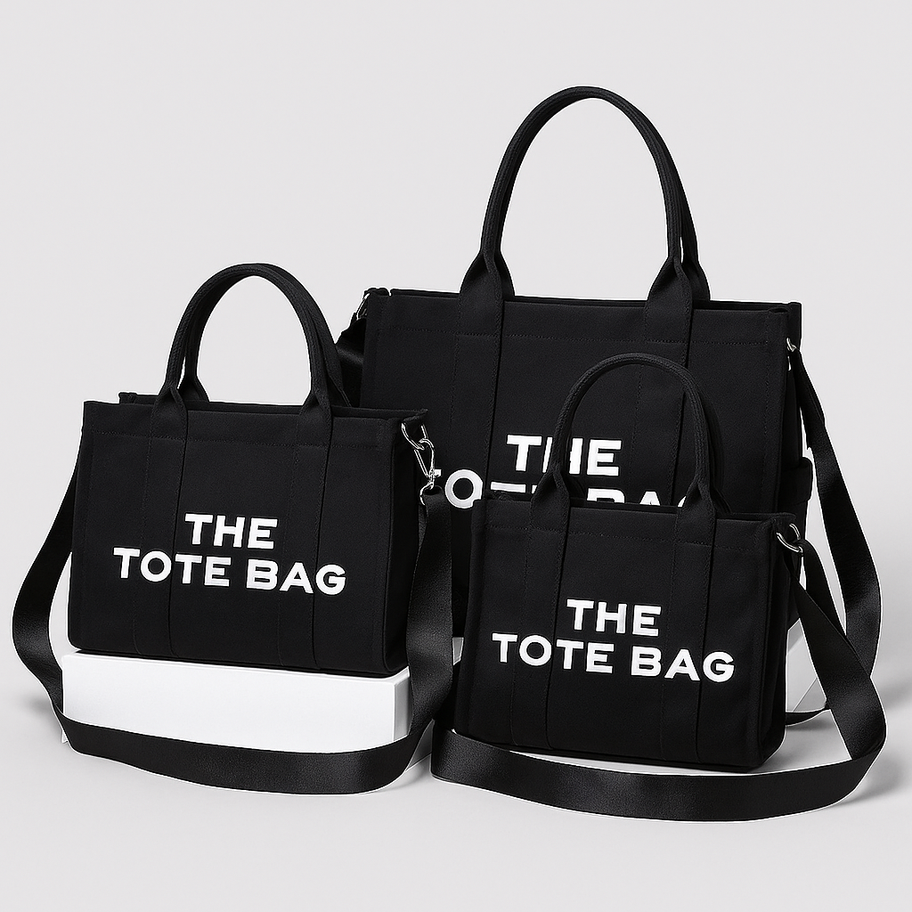 Sac Fourre-Tout Toile Résistante Multi-Portage Femme