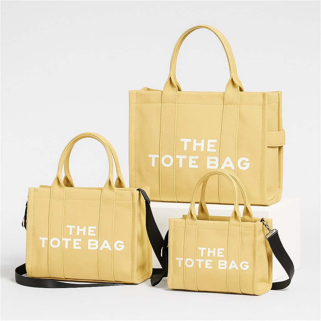 Sac Fourre-Tout Toile Résistante Multi-Portage Femme